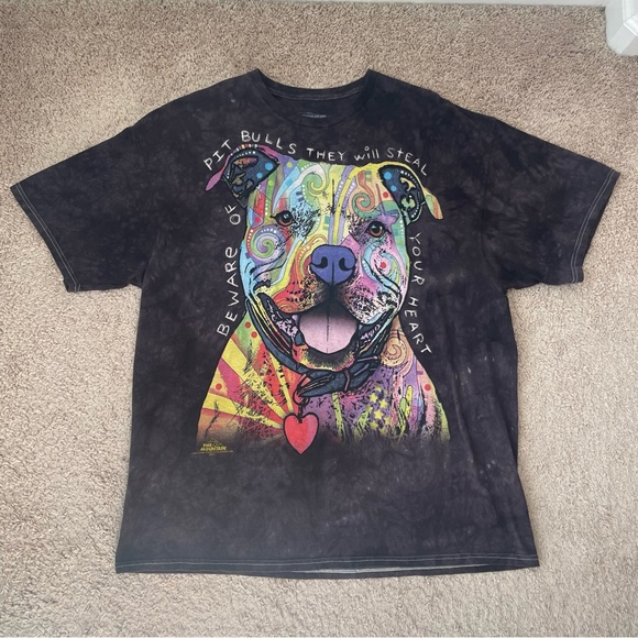 The Mountain Men's Beware Of The Pit Bulls Short Sleeve Graphic T-Shirt Size 2XL - Picture 14 of 15